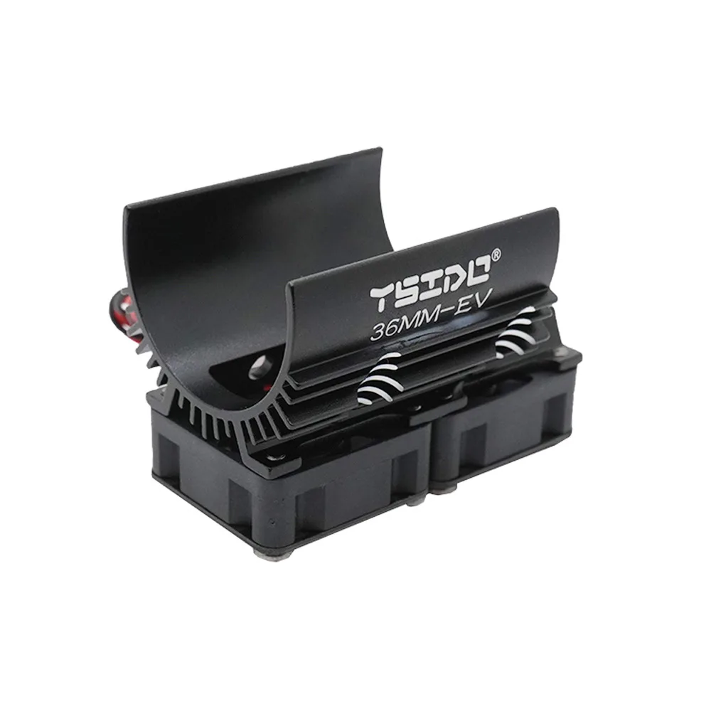 RC Auto Onderdelen 30MM 36MM-SV 36MM-EV 40-42MM Dubbele Koelventilatoren Heatsink voor Hobbywing Traxxas Axiale Redcat Wltoys RC Auto Motor