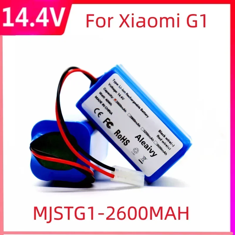 

100% original 14.4V 2600mAh 3500mAh Li-ion Battery Pack For XIAOMI MIJIA Mi Robot Vacuum-Mop Essential G1 MJSTG1, SKV4136GL