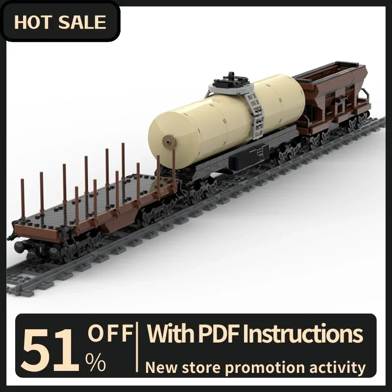 

New 674Pcs City Hot Selling Transportion Vehicle Building Custom Puzzle Transport Wagonmodel Diy Creative Idea Toy Birthday Gift