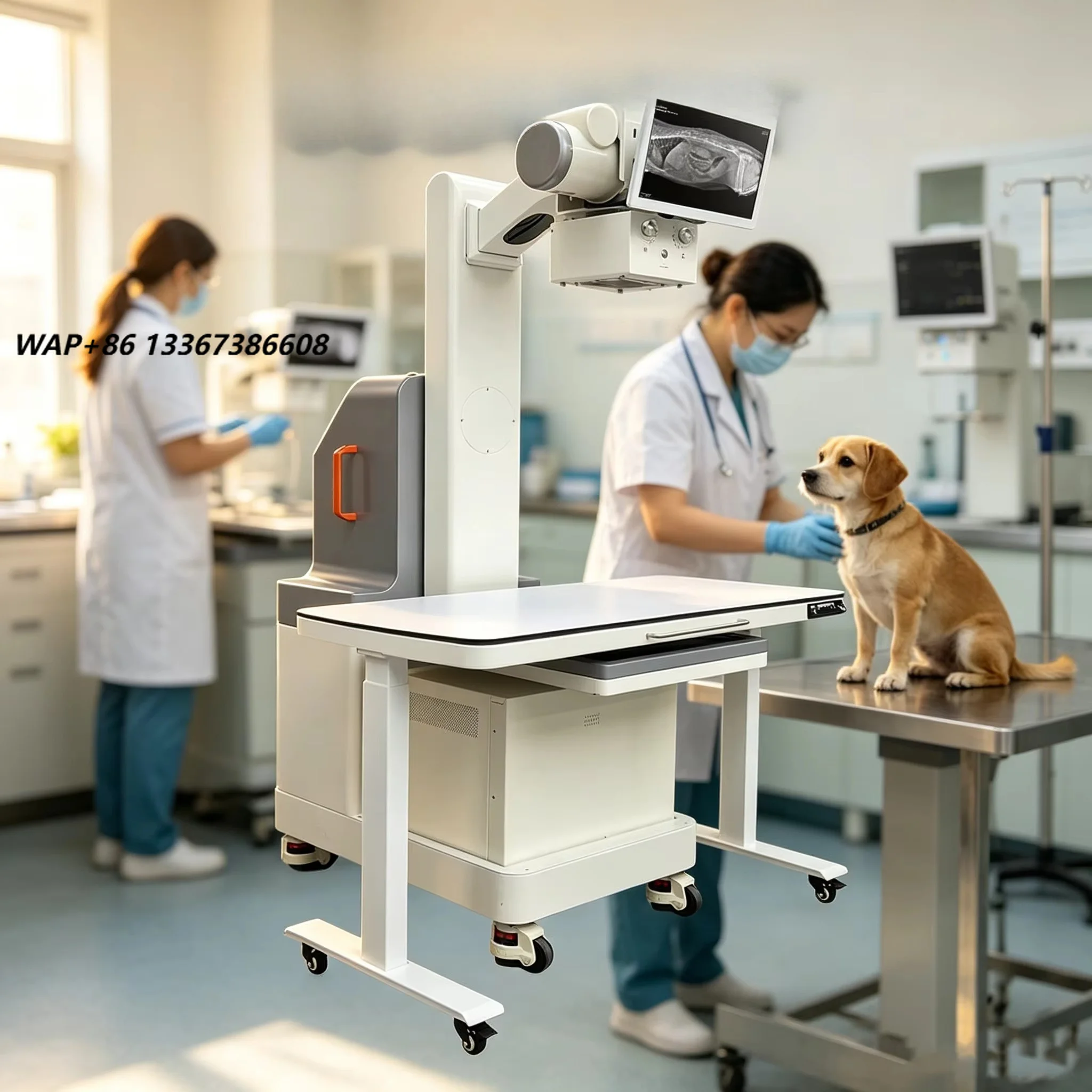 ⚠ AT Veterinary Dynamic DR X-ray System Rotary C Arm 32kW AI Imaging Animal Digital X-ray Machine Pet Medical Equipment