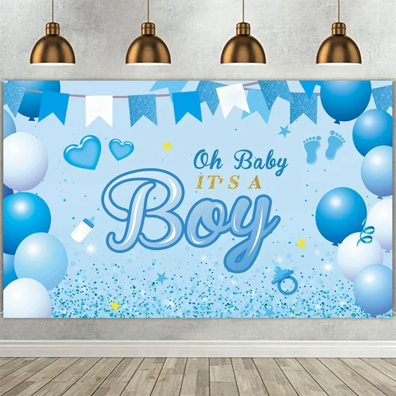 1 Piece Large Durable Baby Shower Party Backdrop Decorations Baby Shower Banner Backdrop Photo Booth Background