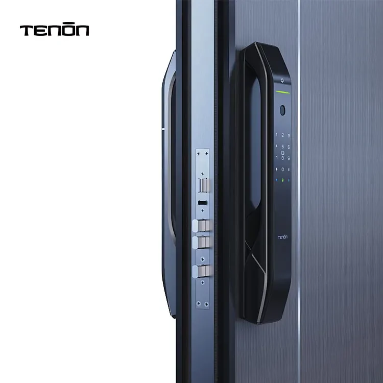 

European Home Security Door Lock System Tuya App RFID Card Smart Automatic Password Digital Smartlock Fingerprint