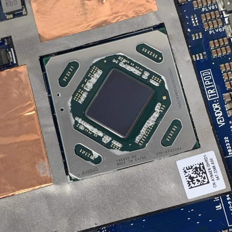 

For Dell M17 R3 CN-0WGTNJ 0WGTNJ WGTNJ With SRH8Q I7-10750H CPU LA-J523P Laptop Motherboard 215-0932284 RX5500M 100% Tested Good