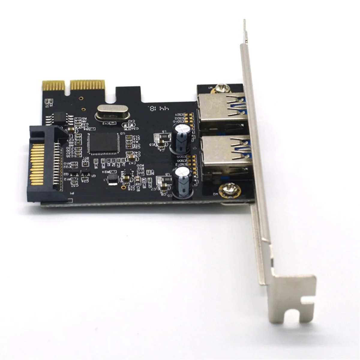 PCIE 拡張カード PCI-E から 2 ポート USB3.0 5Gbps 変換カードライザー Win7/8/9/10/Linux 用