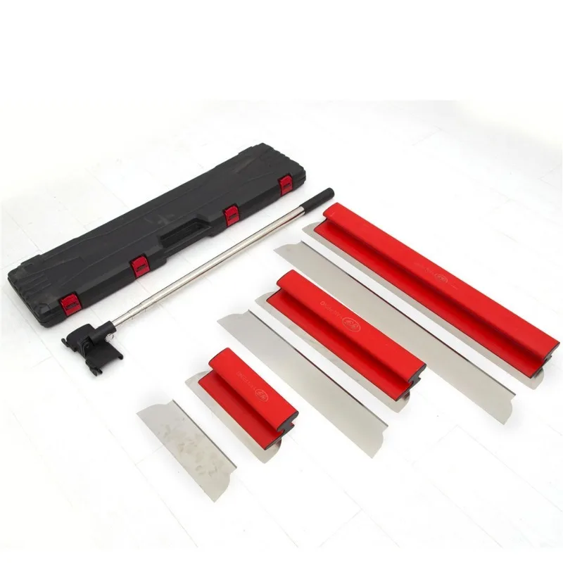 

Wall Plastering Tool Set 30-50-80cm Double Sided Spreader Leveling Knife Plaster Float Applicator Drywall Trowel