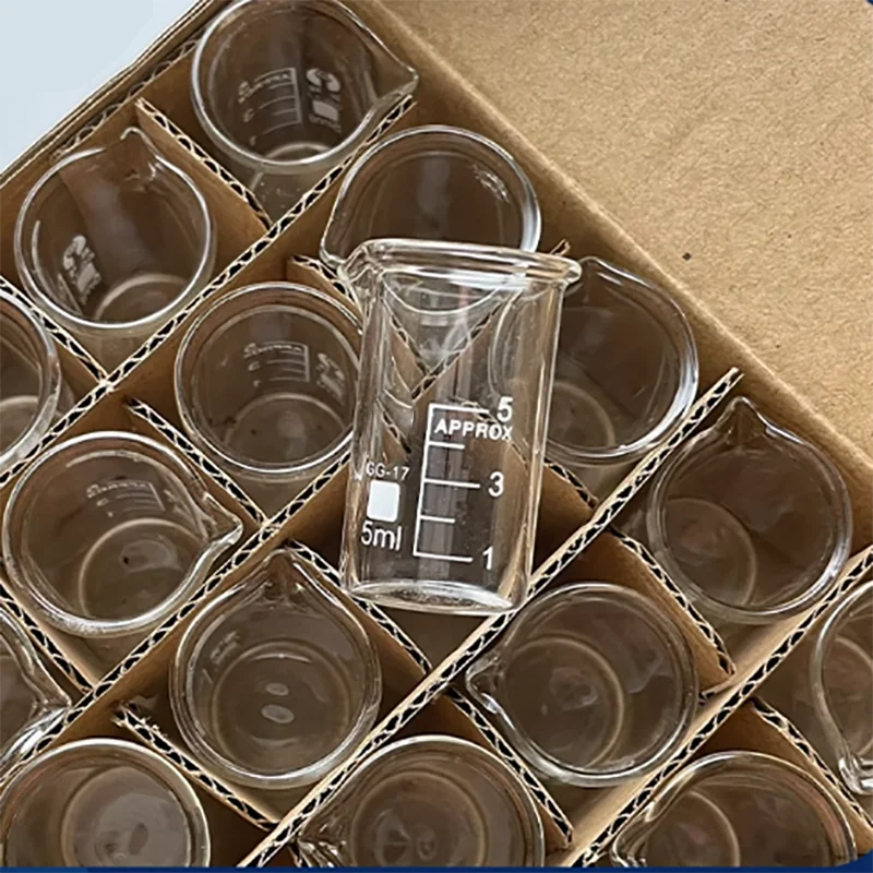 

(10pieces/lot)Glass beaker 5ml,Lab Supplies,Lab beaker 5ml,Good quality beaker,High boron material