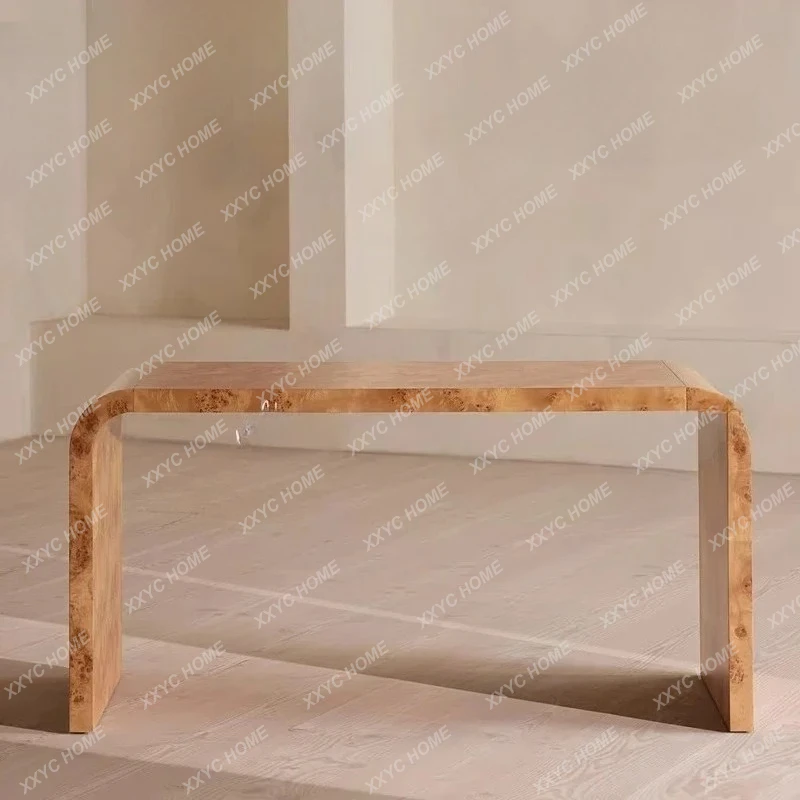 

L Workbench Computer Desk Desk Writing Porch Dressing Advanced Sense Medieval Solid Wood Desk
