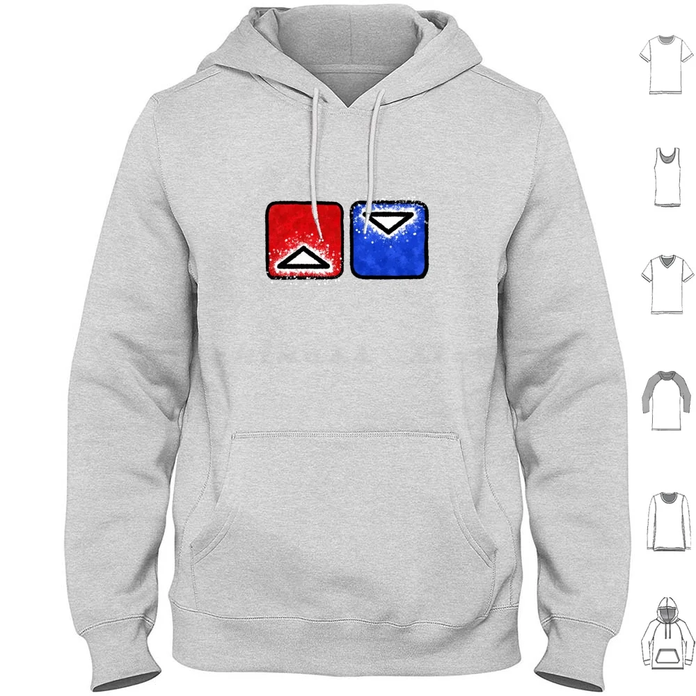 Beat Saber Splash Art Hoodie Cotton Long Sleeve Beat Saber Beat Saber Cubes Blue Red Vr Virtual Reality Steam Blocks Sabre