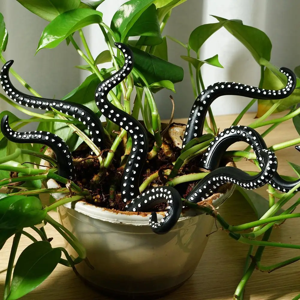 

Sea Tentacle 7-piece Set Resin Decoration Tentacle Plant Post Decoration Octopus Plant Post Flowerpot Decoration