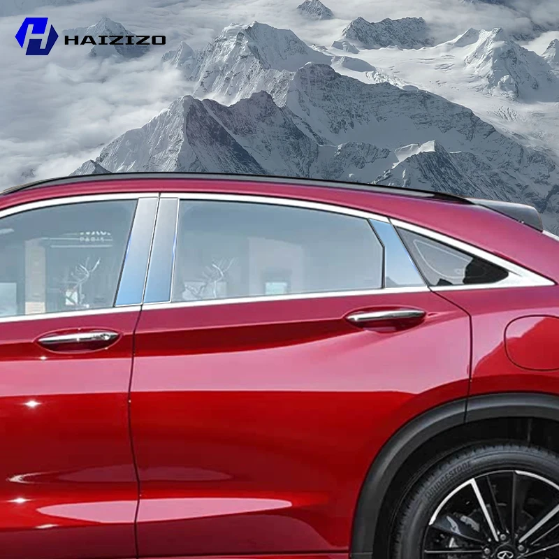 

For INFINITI QX55 2022-2025 BC Pillar Protective Film TPU Anti-Scratch Anti-Fingerprint Vinyl Sticker for Car Door Trim Cover