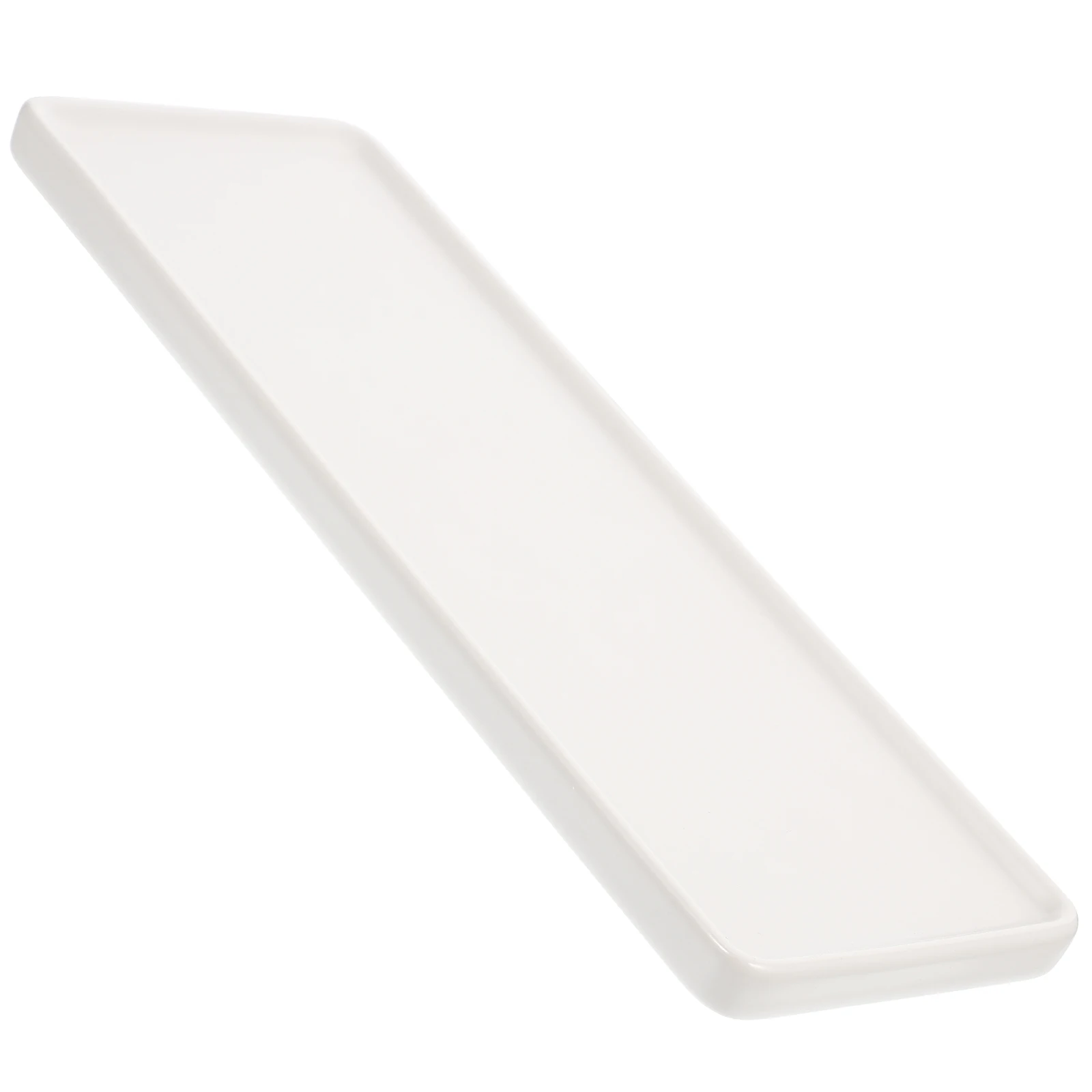 

Ceramic Decorative Jewelry Tray Makeup Organizer Holder Bathroom Vanity Tray Smooth Surface Storage Plate