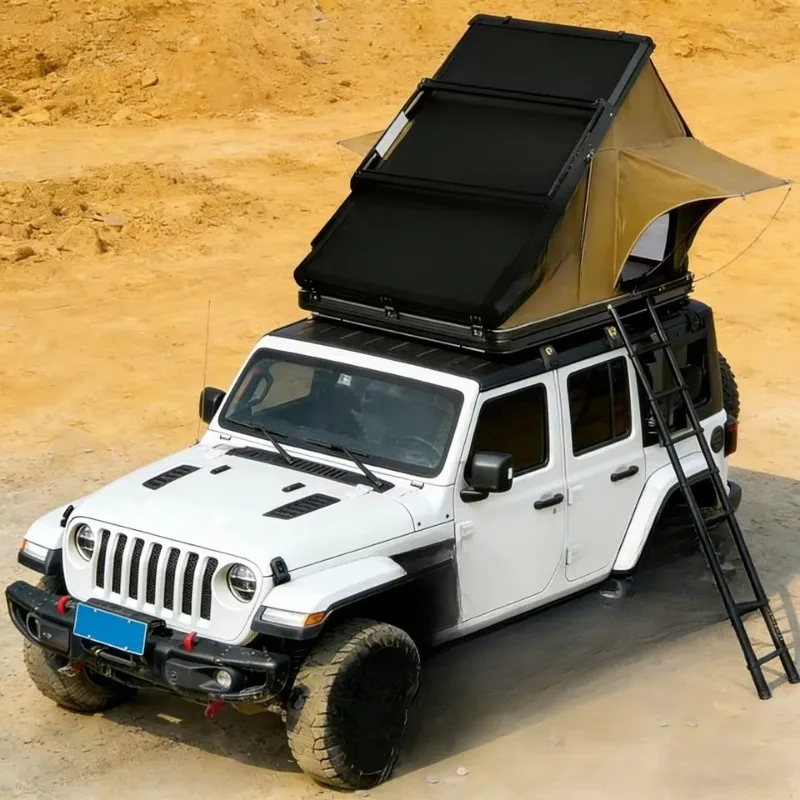 Pickup off-road vehicle universal roof tent 30 seconds fast open hard shell outdoor camping car tent