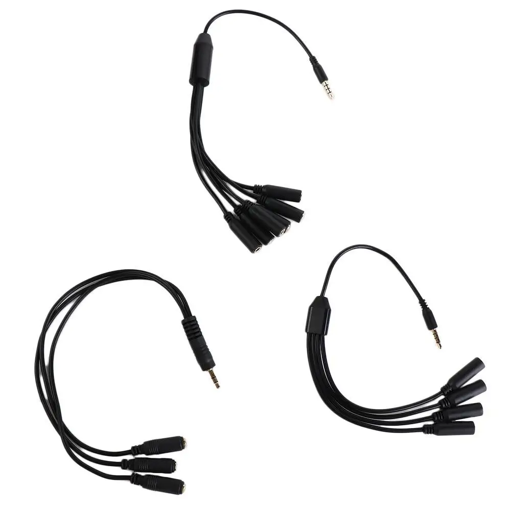 Mic 3.5mm TRRS 3.5mm Male 3.5mm Female Jack Audio Adapter Cord Stereo Splitter Wire Headset Splitter Cable 3.5mm Splitter Cable