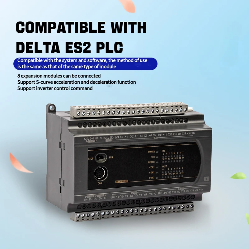 Imagem -02 - Compatível com Delta Plc Dvp16es200r Dvp16es200t Dvp24es200r Dvp24es200t Dvp32es200r Dvp32es200t Dvp40es200r Dvp40es200t
