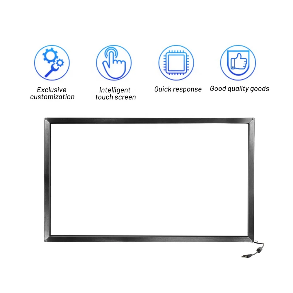 Multi Touch 32 Inch IR Touch Frame Overlay Kit with 40 Points