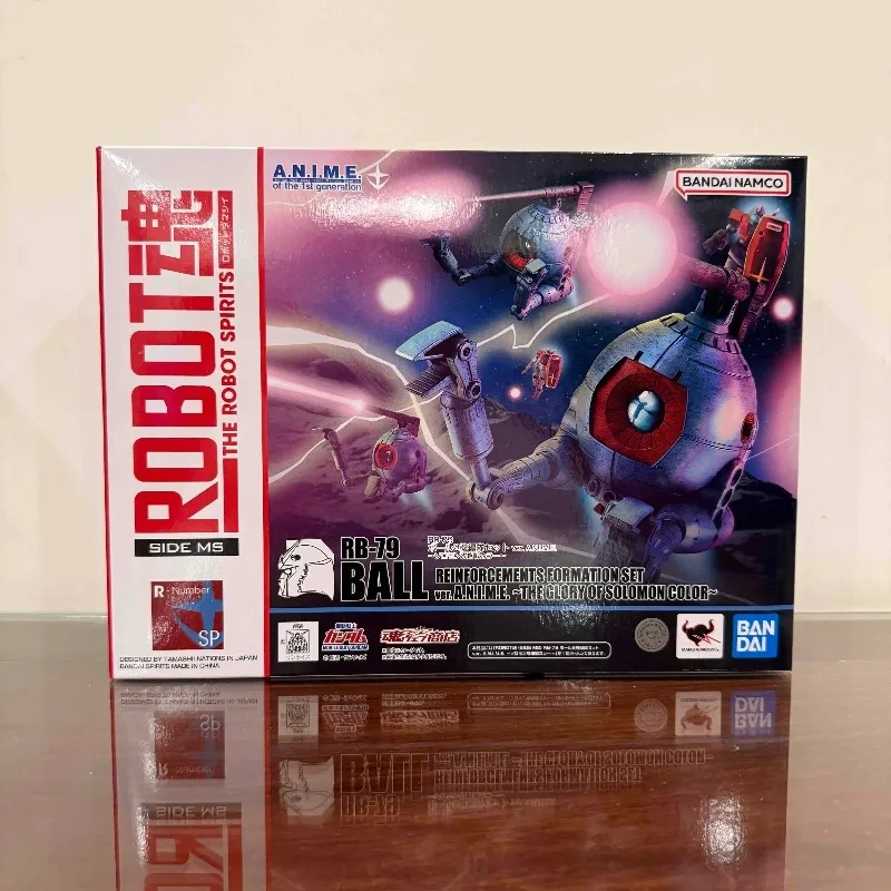 Bandai Originele Gundam DE ROBOT GEESTEN RB79 Iron BALL VERSTERKINGEN VORMING SET Anime Action Figure Model Speelgoed Gift Kinderen