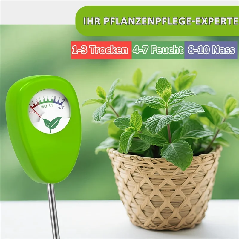 【Shopper’S-Favorite!】Portable Soil Moisture Meter For Plants Plant Moisture Meter Without Batteries Hygrometer For The Garden