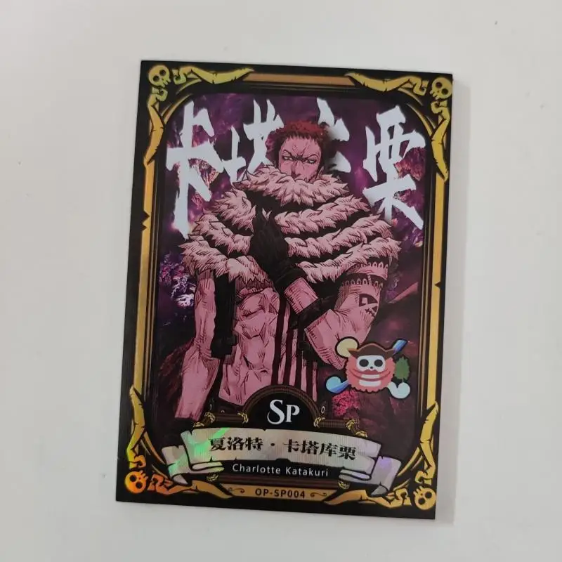 Anime Kabago One Piece Jinbe Marco Charlotte Katakuri Eustass Kid Dracule Mihawk Sp Card New Collections Boys Birthday Gift