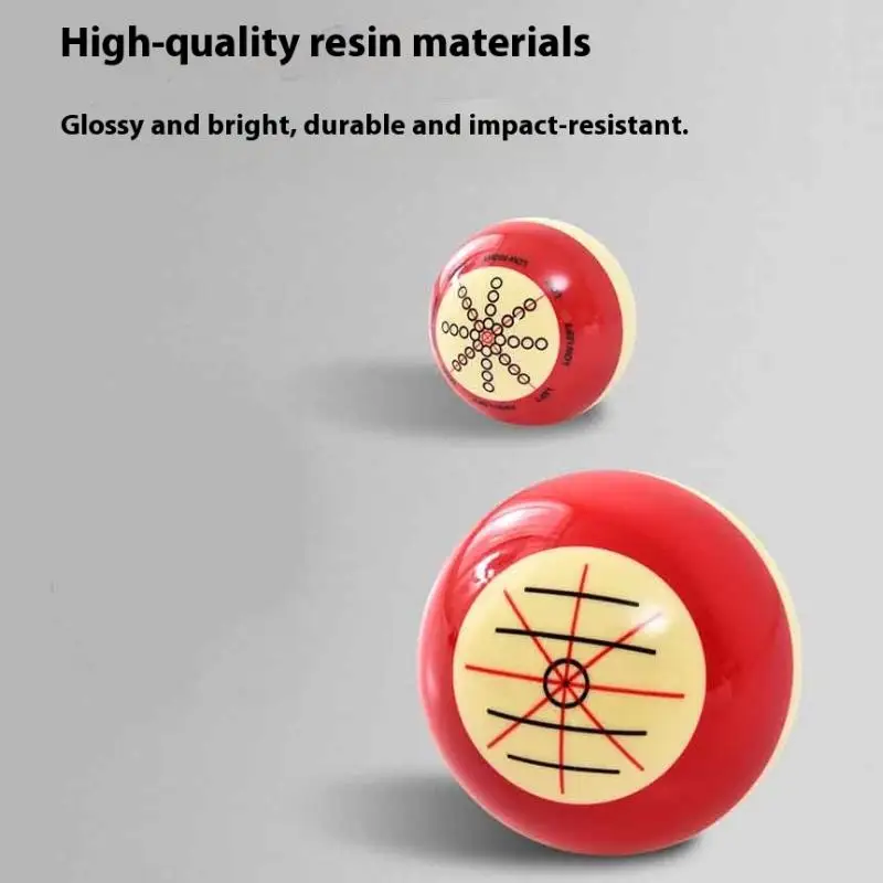 

1-1/2 Standard 57.2mm American Advanced Training Ball Artifa Red And White Training Billiard Cue Ball Entertainment Equipment