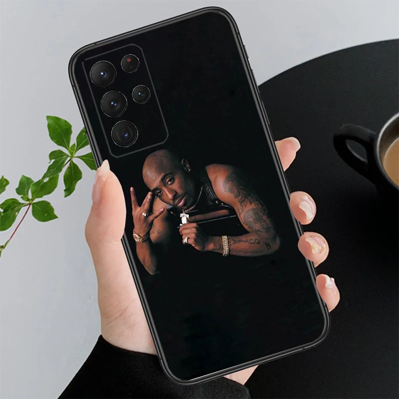Phone Case for Samsung Galaxy A35 A55 A54 A15 A25 A05s A05 A22 A24 A52 A33 A34 M34 M14 M54 M23 Tupac 2pac Singer Case