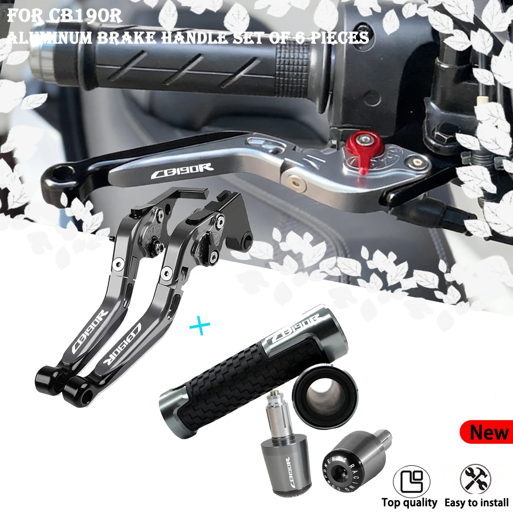 For CB190R CB190 R 2018 - 2021 Motorcycle Accessories Short Brake Clutch Lever Handles Adjustable Foldable Brake Clutch Lever.