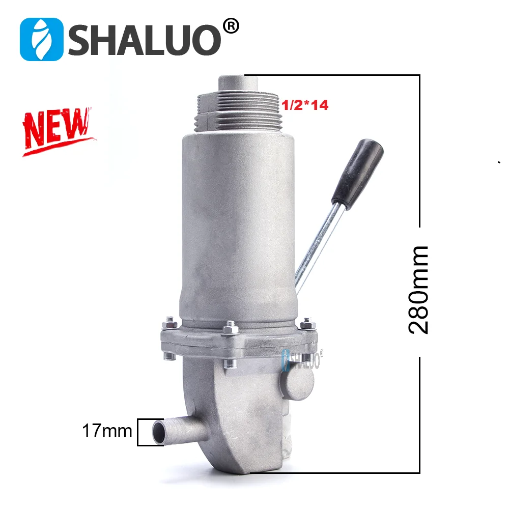 New Diesel Generator Hand Operated Oil Pump With Bracket Fuel Transfer Pump Spare Parts