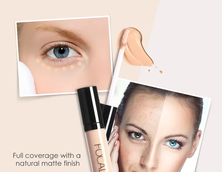 Concealer 7 Colors Full Coverage Suit for All Color Skin Face Makeup Liquid Concealer Makeup Items Corrector Face Bronzer