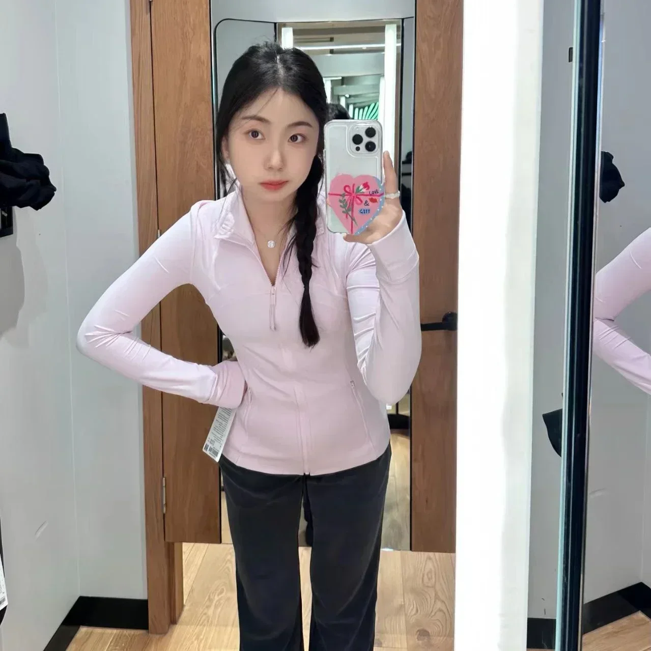 

Женская куртка Lemon: осенне-зимняя верхняя одежда из нейлона с эластаном, на молнии, для бега, йоги, джоггинга, с длинными рукавами, флисовая куртка