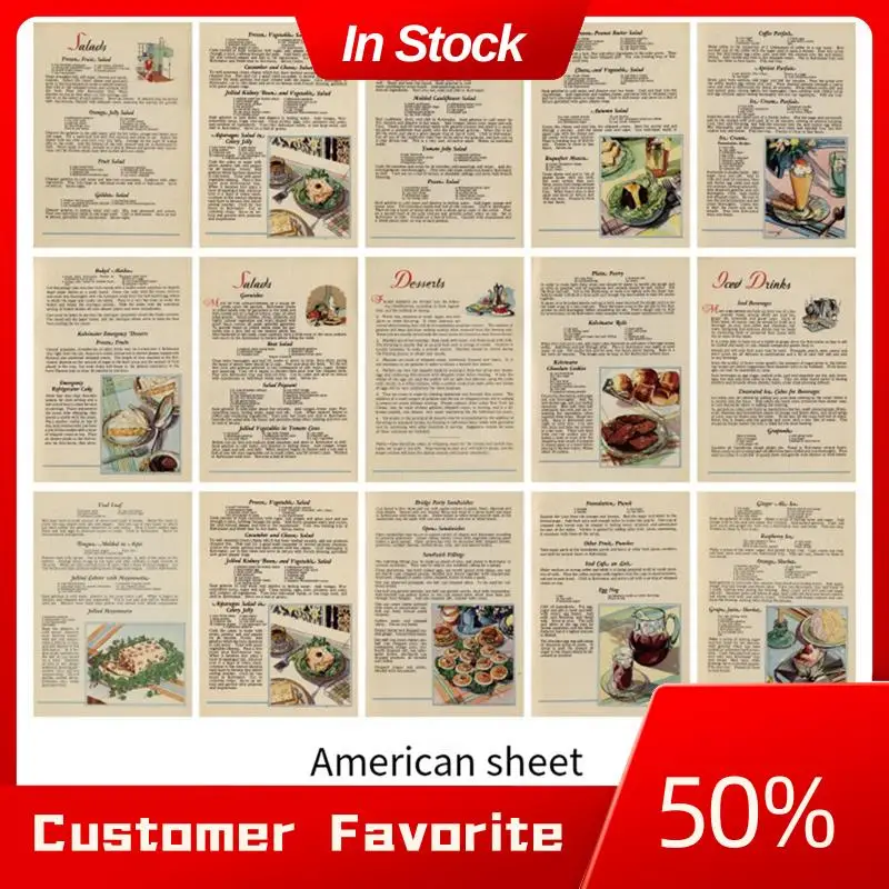 AT03 Top Retro Handbook Material Book DIY Base Material Package Retro Inspiration Series Retro Handbook Decorative Backing Paper