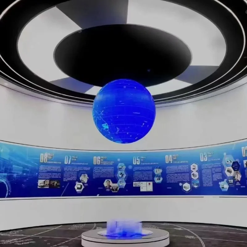 P2 P2.5 IP65 Waterproof High Brightness Flexible Spherical LED Display Screen Custom Size Soft Module LED Ball Screen