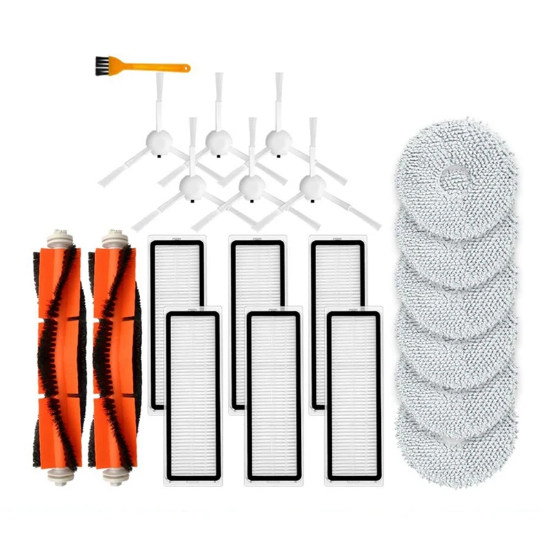 샤오미 S10 + / S10 플러스용 로봇 진공 액세서리 메인 사이드 브러시 헤파 필터 걸레 천