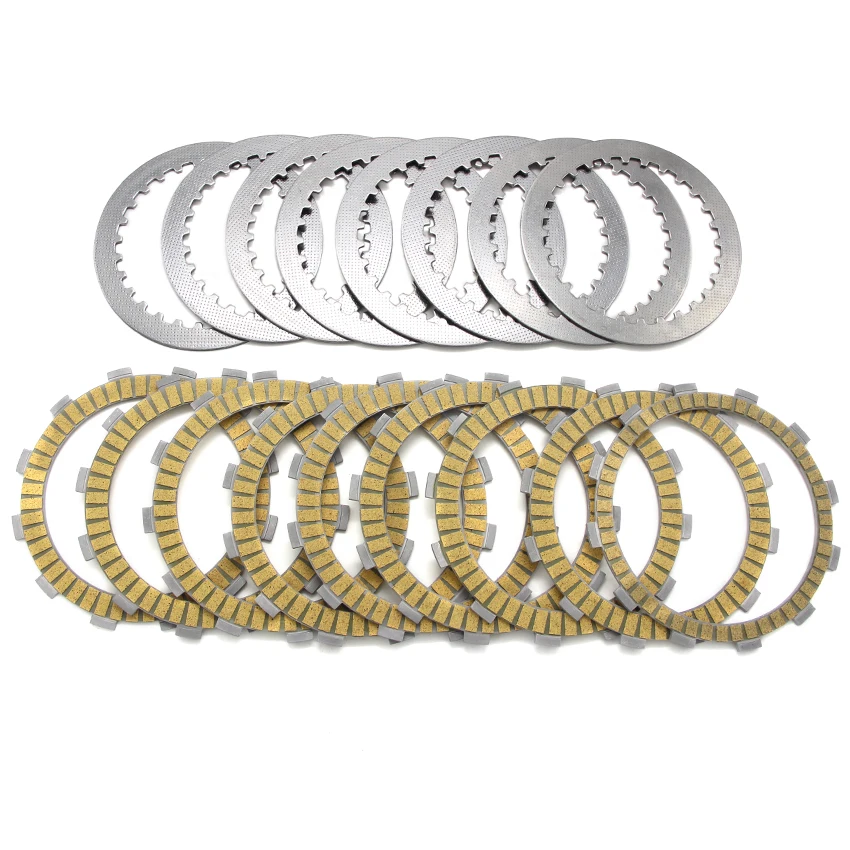 Clutch Friction Steel Plates Kit For Honda CBR1000RR Fireblade RR‑SP VFR1200 FA Manual Gearbox Engine Clutch Disc 22210‑MFL‑880