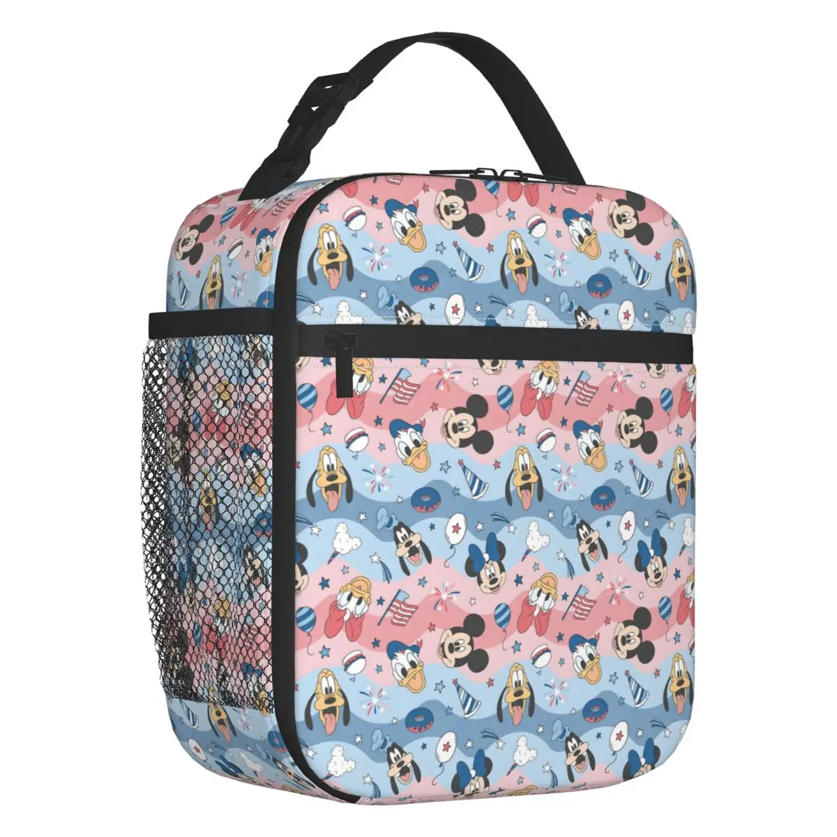 

Custom Goofy Funny Dog Insulated Lunch Bag for Women Resuable Colorful Pattern Thermal Cooler Bento Box Beach Camping Travel