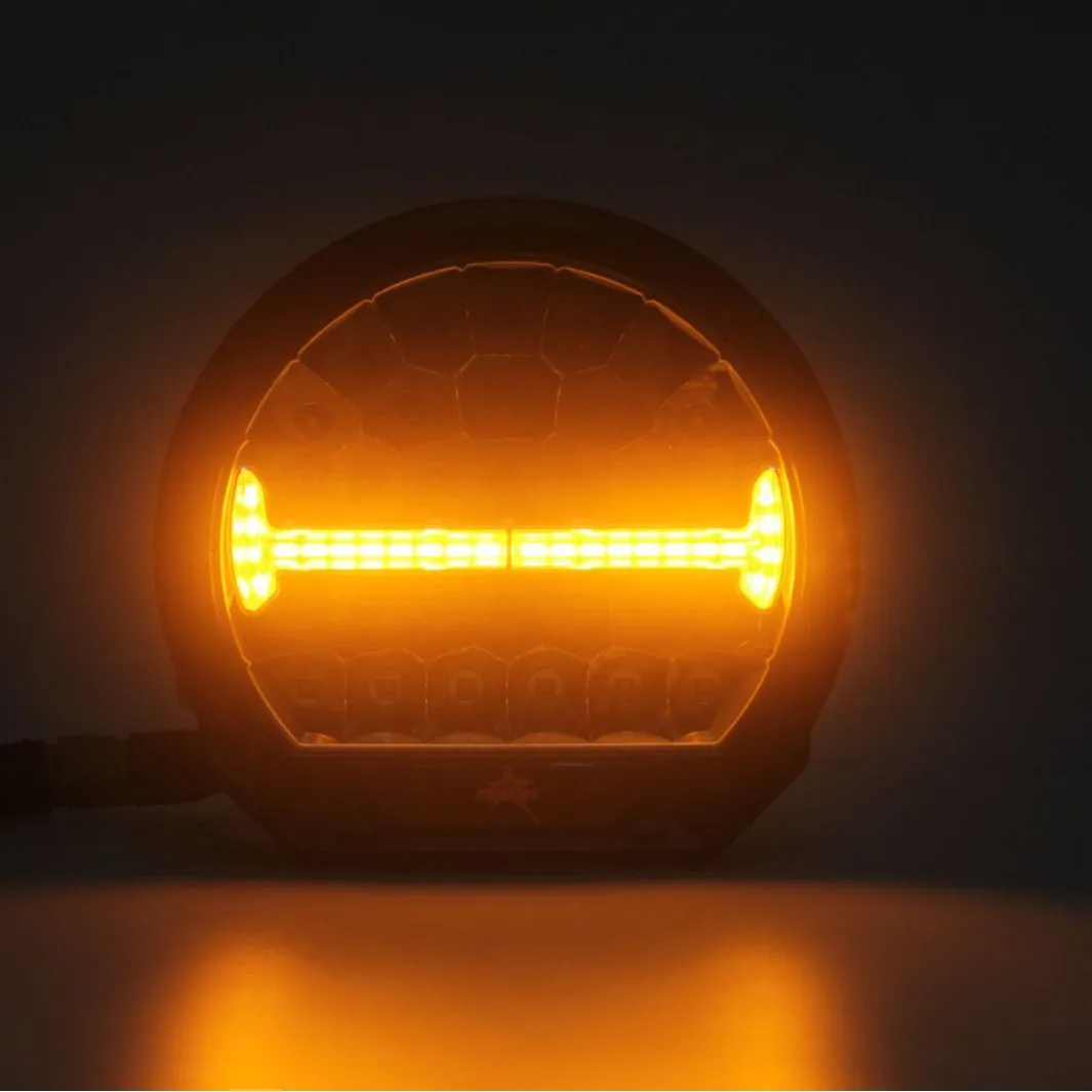 أضواء كاشفة LED شاحنة المصباح لونين ضوء شاحنة 9 بوصة ضوء القيادة