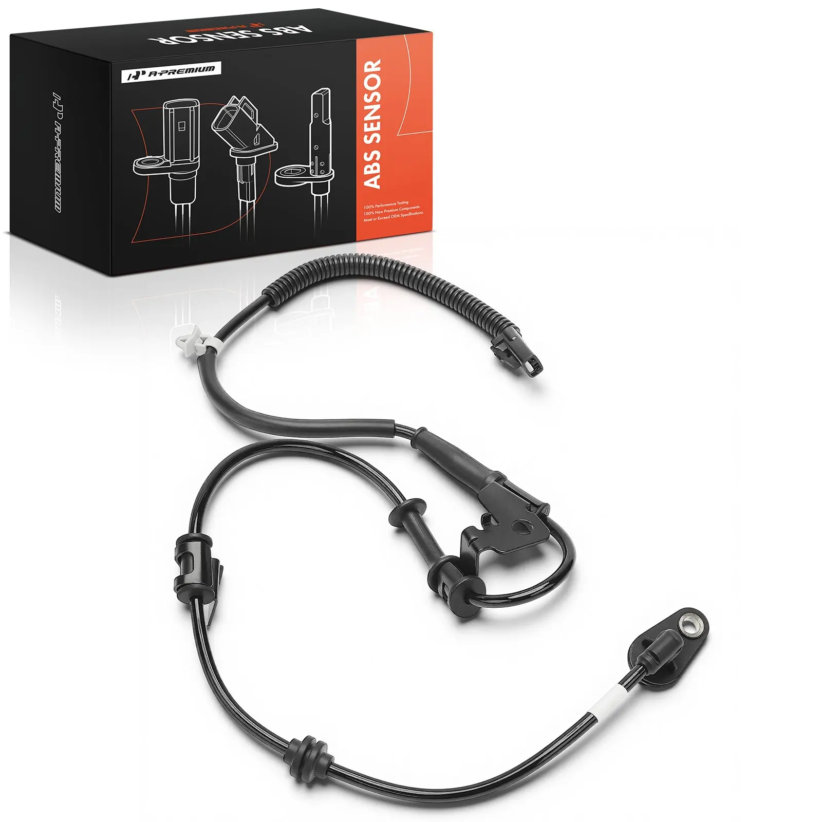 A-Premium Front Driver Side ABS Wheel Speed Sensor for Kia Rio 2012-2017