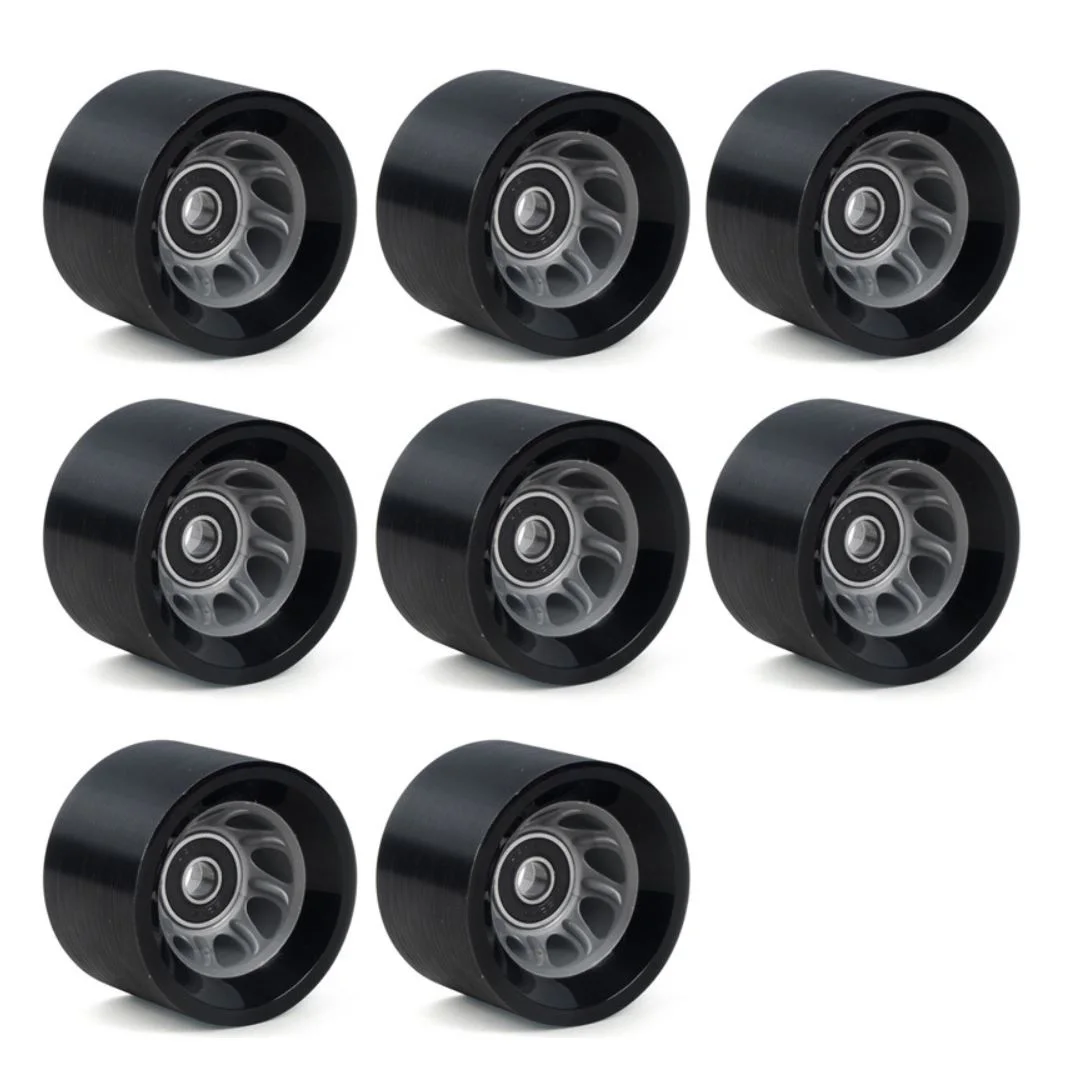 SzBlaZe 8 Pack 58mmx39mm Roller Skate Wheels 95A Skate Wheels with Bearings for Outdoor Skating or Skateboard Accessorie