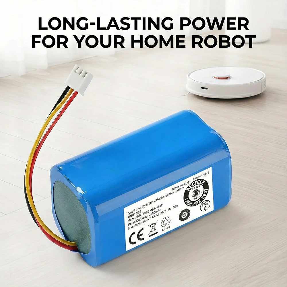 

14.4V 3500mAh Li-ion Battery for Liectroux C30B E30 Robot Vacuum Cleaner Replacement Part D071-INR-CH-4S1P BPK-VCBB1XB Battery