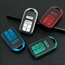 TPU Key Fob Cover For Honda Accord Civic CR-V Insight Passport Pilot Smart 5 Buttons Remote Keyless