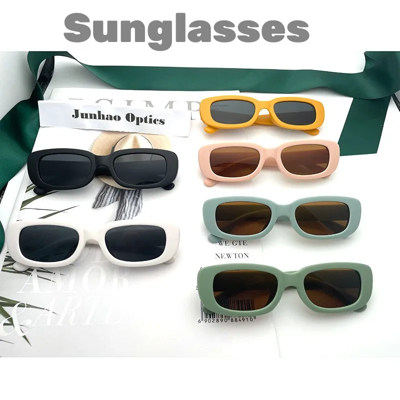 

Fashion Children Cute Vintage Rectangle UV400 Sunglasses Outdoor Girls Boy colorful lenses Sunglasses Protection Kids Sunglasses