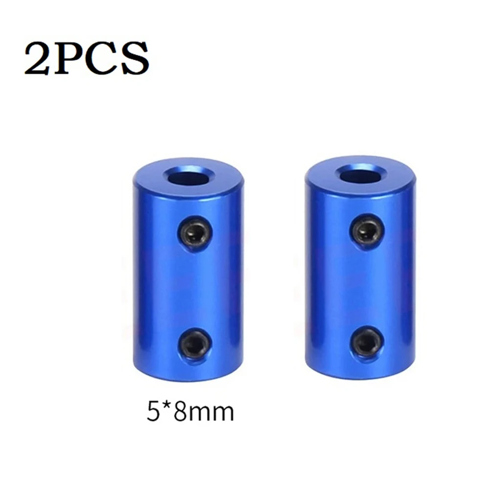 2pcs Aluminum Flexible Coupling Bore 5-8mm Printer Parts Blue Flexible Shaft Coupler Screw Stepper Motor For Ship Car Models