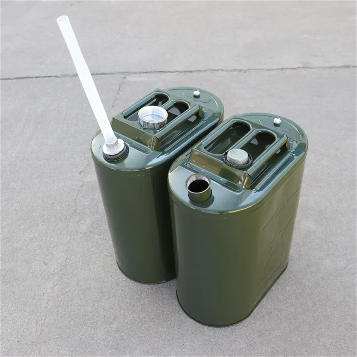 Oil Drums for Cars and Motorcycles Portable Gasoline Drums 5L10L Thickened Iron Lid Oil Drums