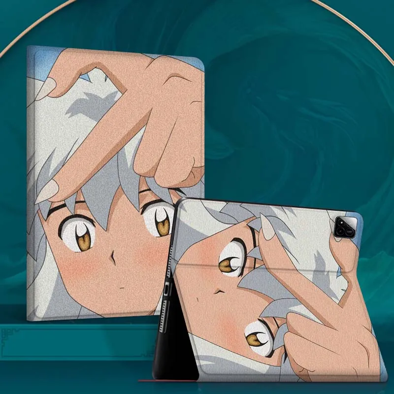 Inuyasha Art Popular Anime For Xiaomi Redmi Mi Pad 4 5 6 6s 7 7s SE Pro 2 11 Plus Max 12.4 11 11.2 12.5 8.7 بوصة حافظة كمبيوتر لوحي #2