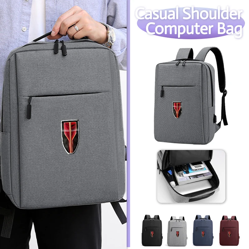 Car Logo Laptop Backpack Travelling Bag Waterproof Business Bag Men Backpack For Hongqi HS5 H5 H9 E-QH5 HS7 E-HS9 H7 E-HS3
