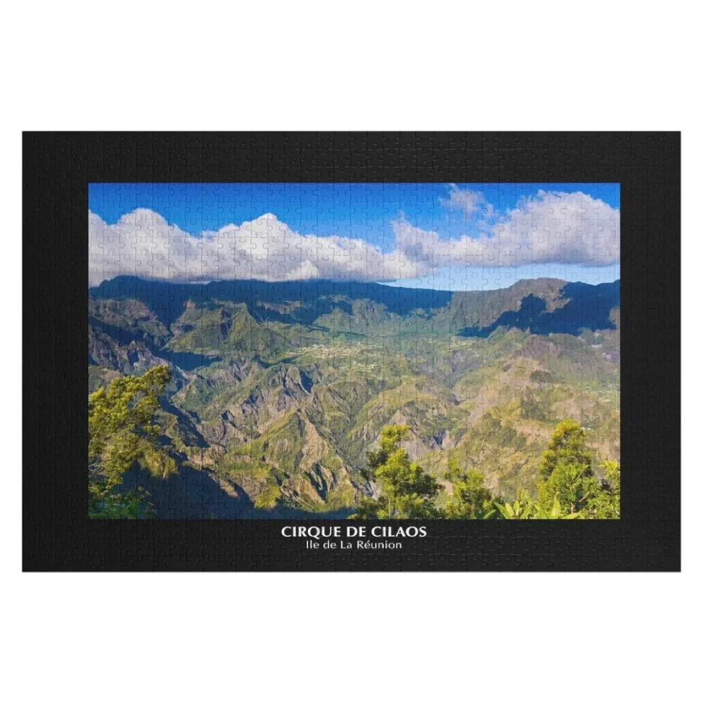 

Cirque de Cilaos in Reunion Island Jigsaw Puzzle Custom With Photo Custom Name Child Toy Custom Gift Puzzle