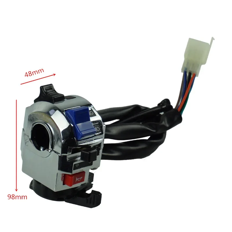 1 Pair 12V Aluminum Motorcycle 7/8