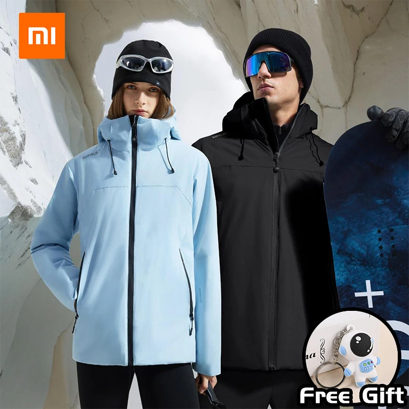 Xiaomi SUPIELD Winter Warm Jacket Windproof Jacket Rainstorm Resistant Durable White Duck Down Warm Women and Men