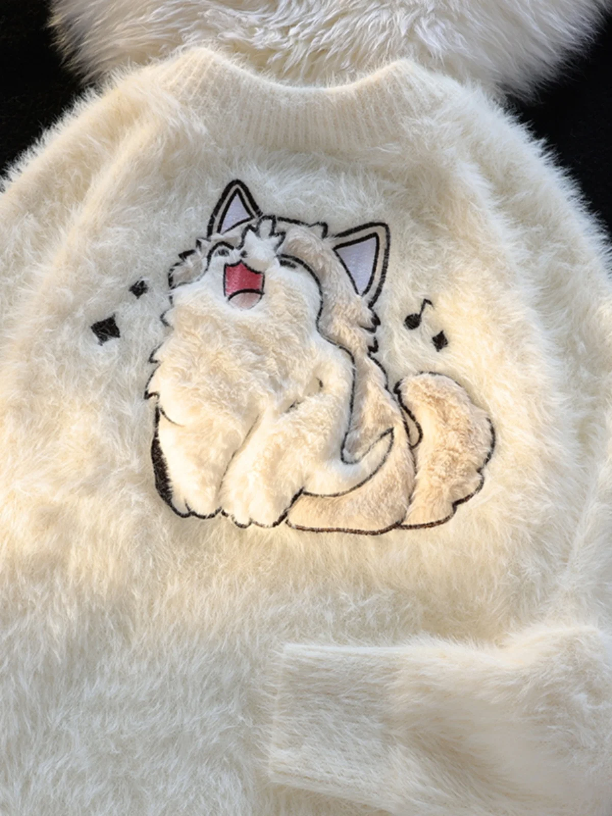 

Женский свитер Thiened Fce для старшеклассников, осенне-зимний теплый длинный свек, круглый топ для девочек 2–5 лет...