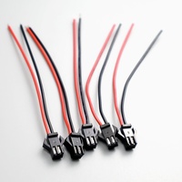 10/20 Pairs 15CM JST SM 2Pin Plug Socket Male To Female Wire Connector LED Strips Lamp Driver Connectors Cable Quick Adapter