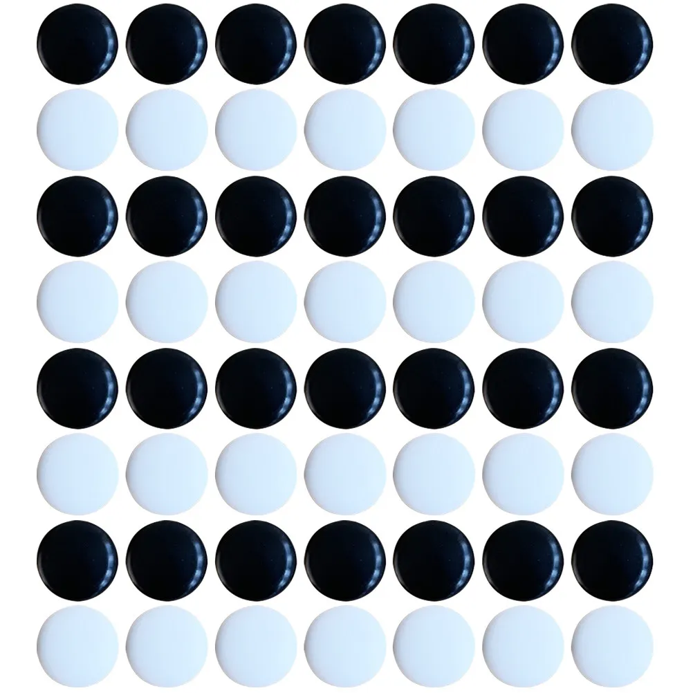 

360pcs Home Use Go Pieces Durable Flat Resistant Craft Chess Stones Educational Board Beads Stone Chess Set Travel Party