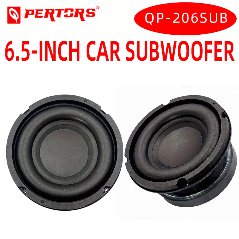 6.5 Inch Bass Speaker Subwoofer Max 200W, 88Db, 4ohm, High-Quality Universal Audio Accessory Suitable For Home And Car